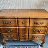 Louis XV style mid-century chest of drawers