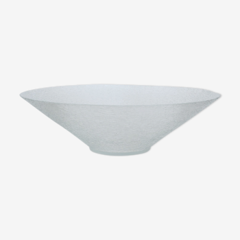 Conical salad fruit cup - clear glass