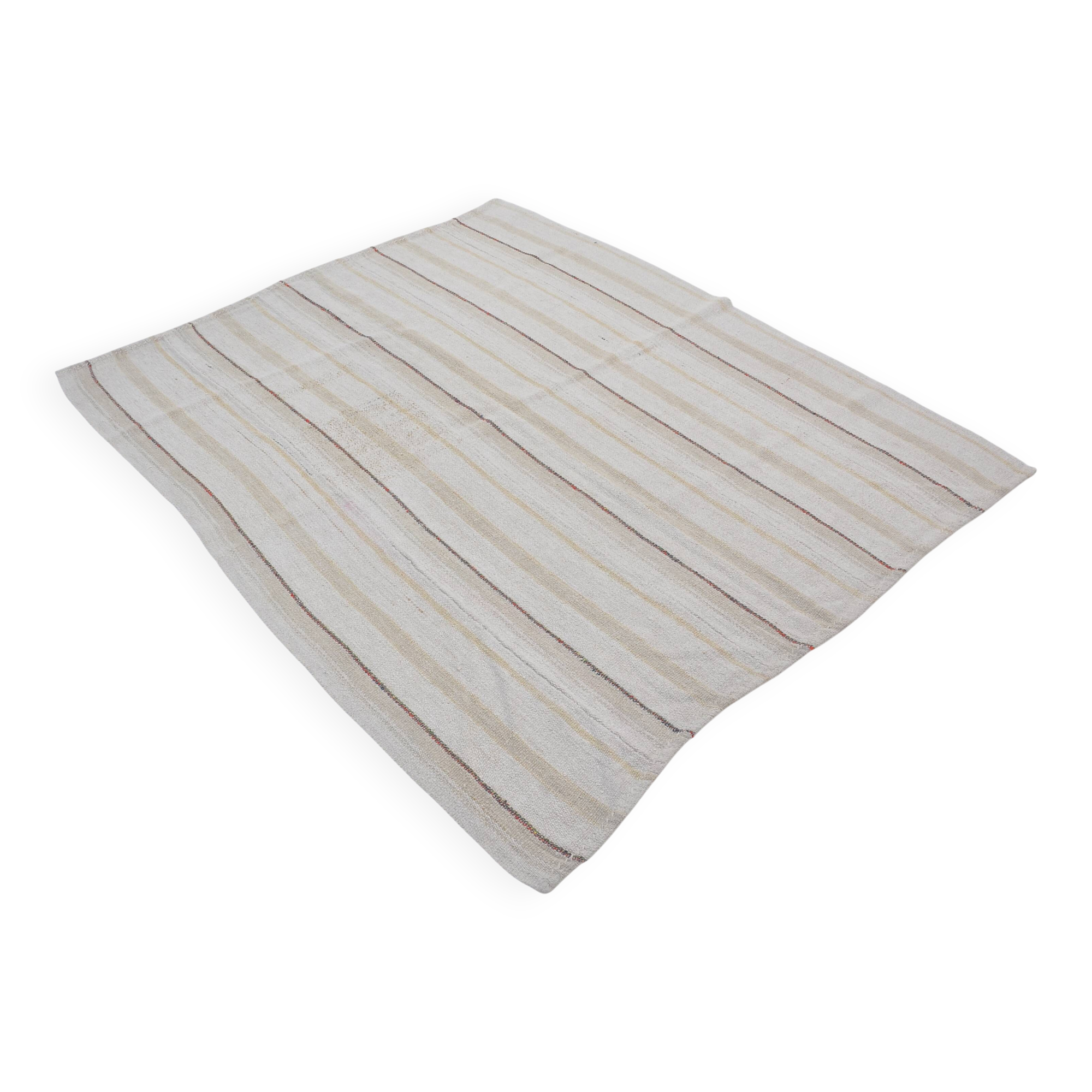 Oushak Stripe Hmep Kilim Rug sku 3661