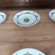 Set of 6 antique deep plates in Limoges porcelain by Jean Boyer.