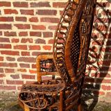 Emmanuelle rattan armchair
