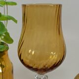 Italian photophore vase in blown glass