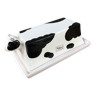 Butter dish • cow motif, hand painted