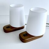 Pair of Scandinavian bedside lamps 60