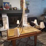 Chandelier in rope, 80s