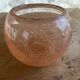 Vase verre rose d’après Biot