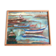 Painting, Marine to boats by Paul Kérouédan, 70s