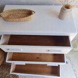 White vintage chest of drawers