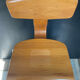 Vintage beech chair from the 1950s-60s.