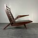 Midcentury Brazilian modernist lounge easy chair by Acacia Gil Borsoi,1950s