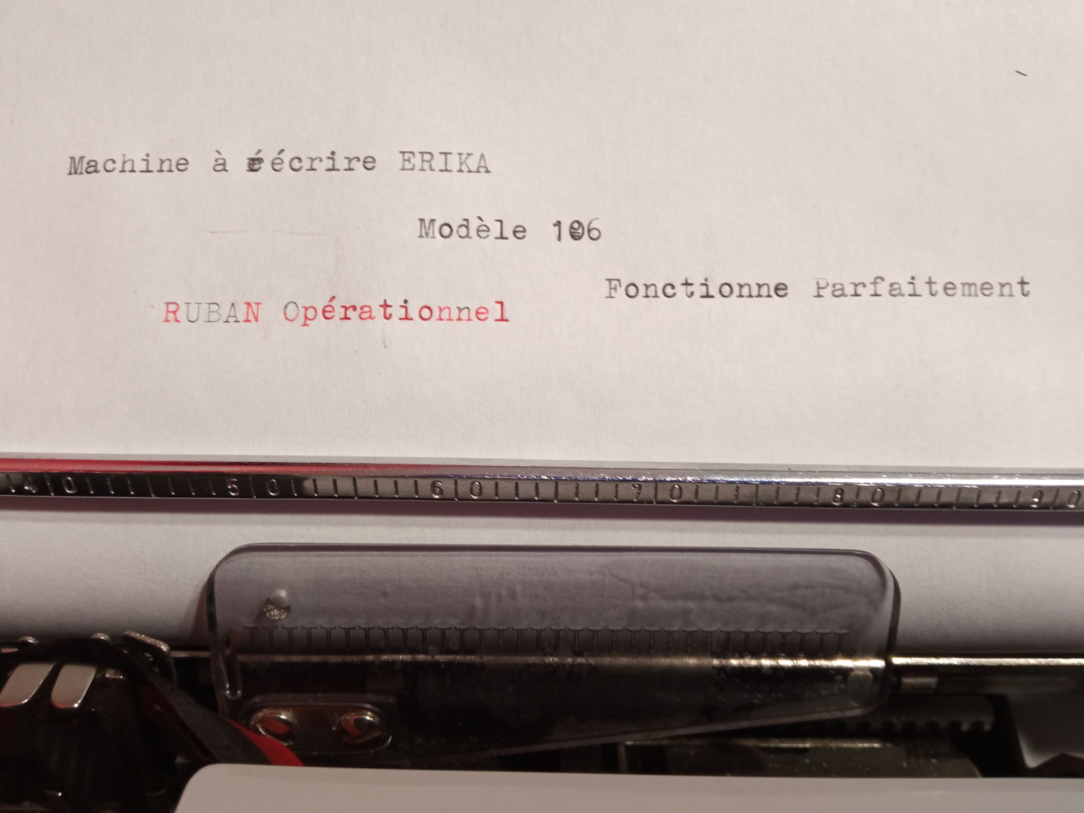 Erika Model 106 typewriter