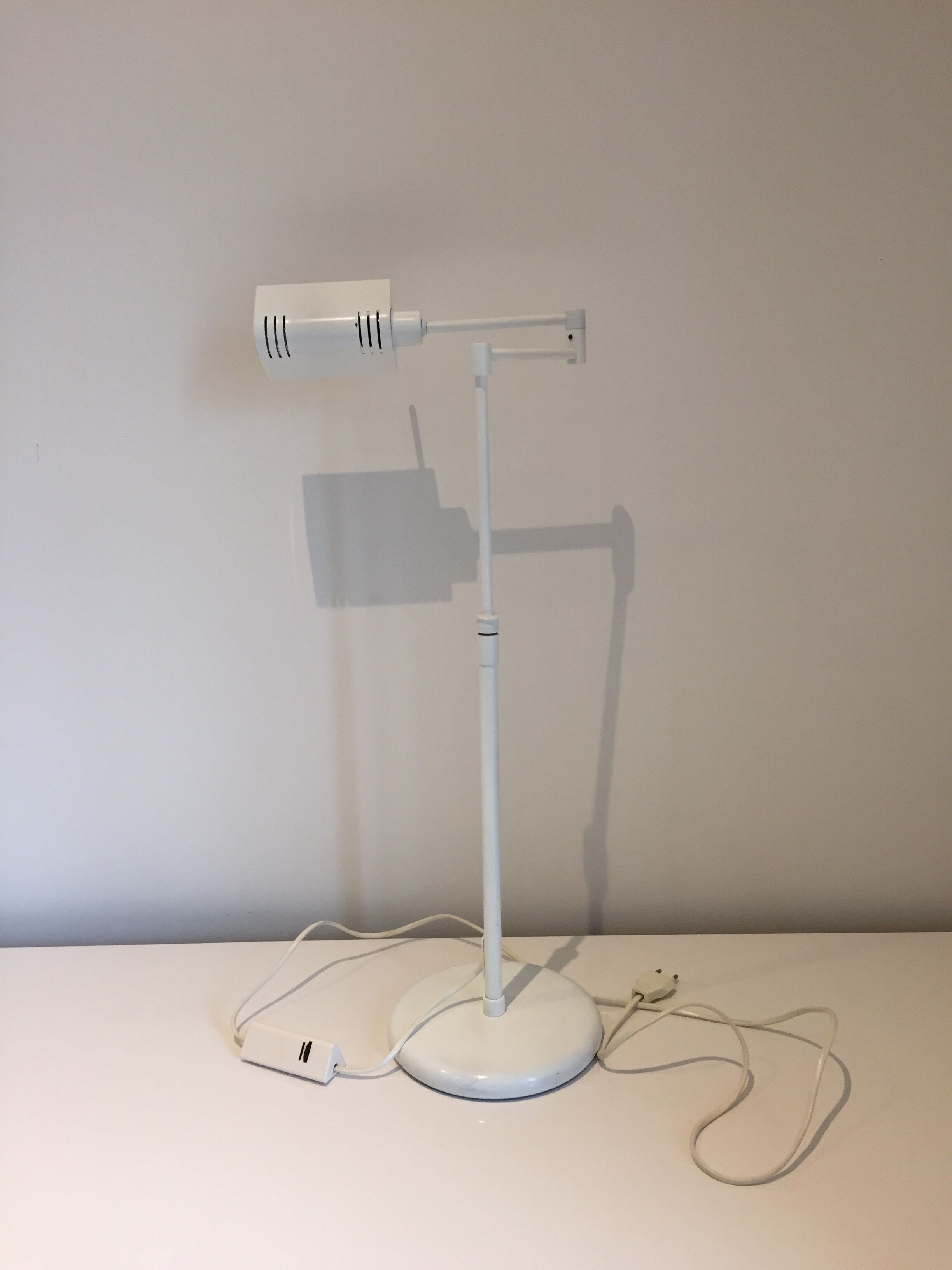 Holtkotter double-arm articulated reader, adjustable in height, Germany, 1970/1980