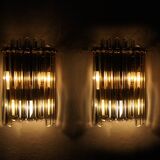 Two Large Wall Lamps in Style Venini
