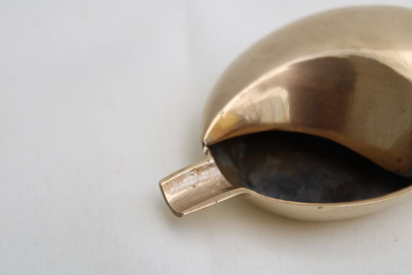 Brass ashtray