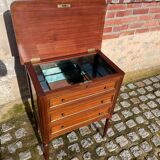 Wooden and mirrored mini bar