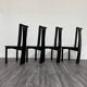 Set 4 Sedie Da Pranzo Postmoderne Design Anni ‘80 Modernariato