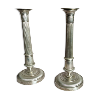 Pair of candle holders