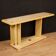 Console italienne en bois exotique du 20ème siècle