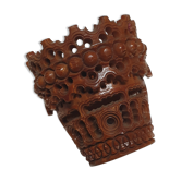 Wooden coquetier