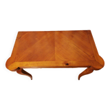 Cherry wood console and games table