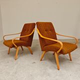 Pair of armchairs 6953 by Jaroslav Smidek for TON (Thonet)