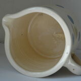 Pitcher pottery blue peas Savoyarde