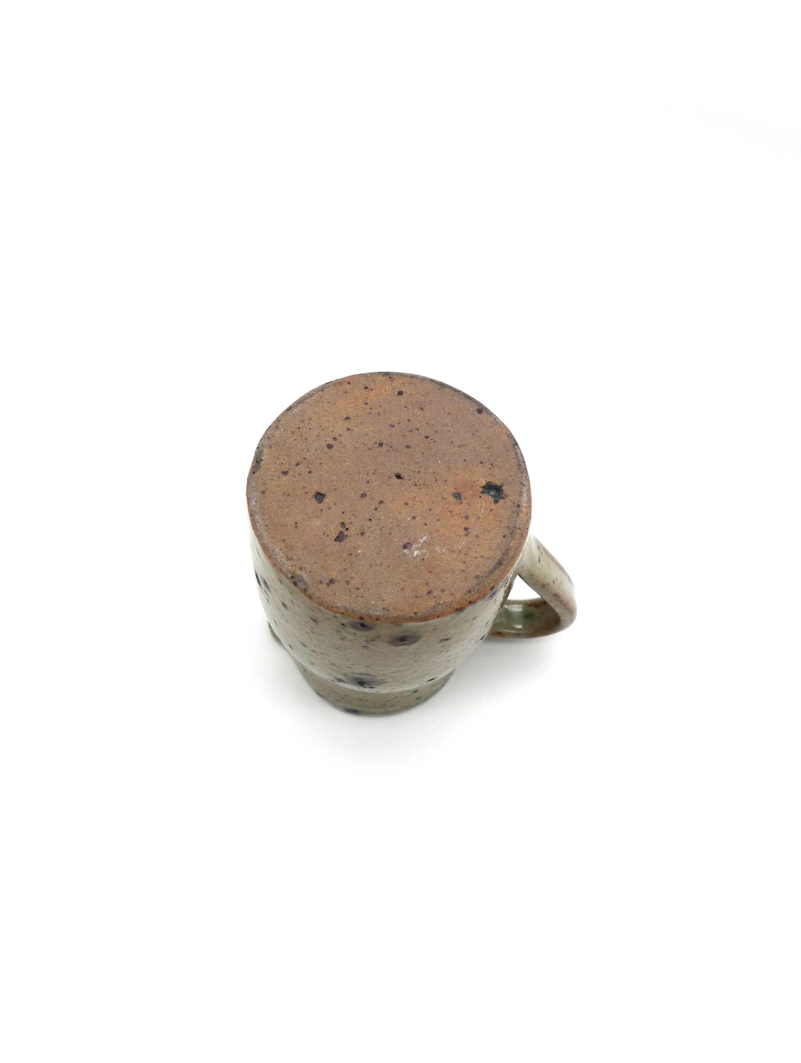 Milk jug in pyrite stoneware