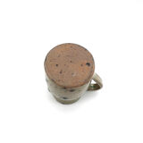 Milk jug in pyrite stoneware