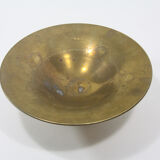 Brass platter on the foot