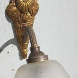 Bronze wall and glass sand art deco 1925