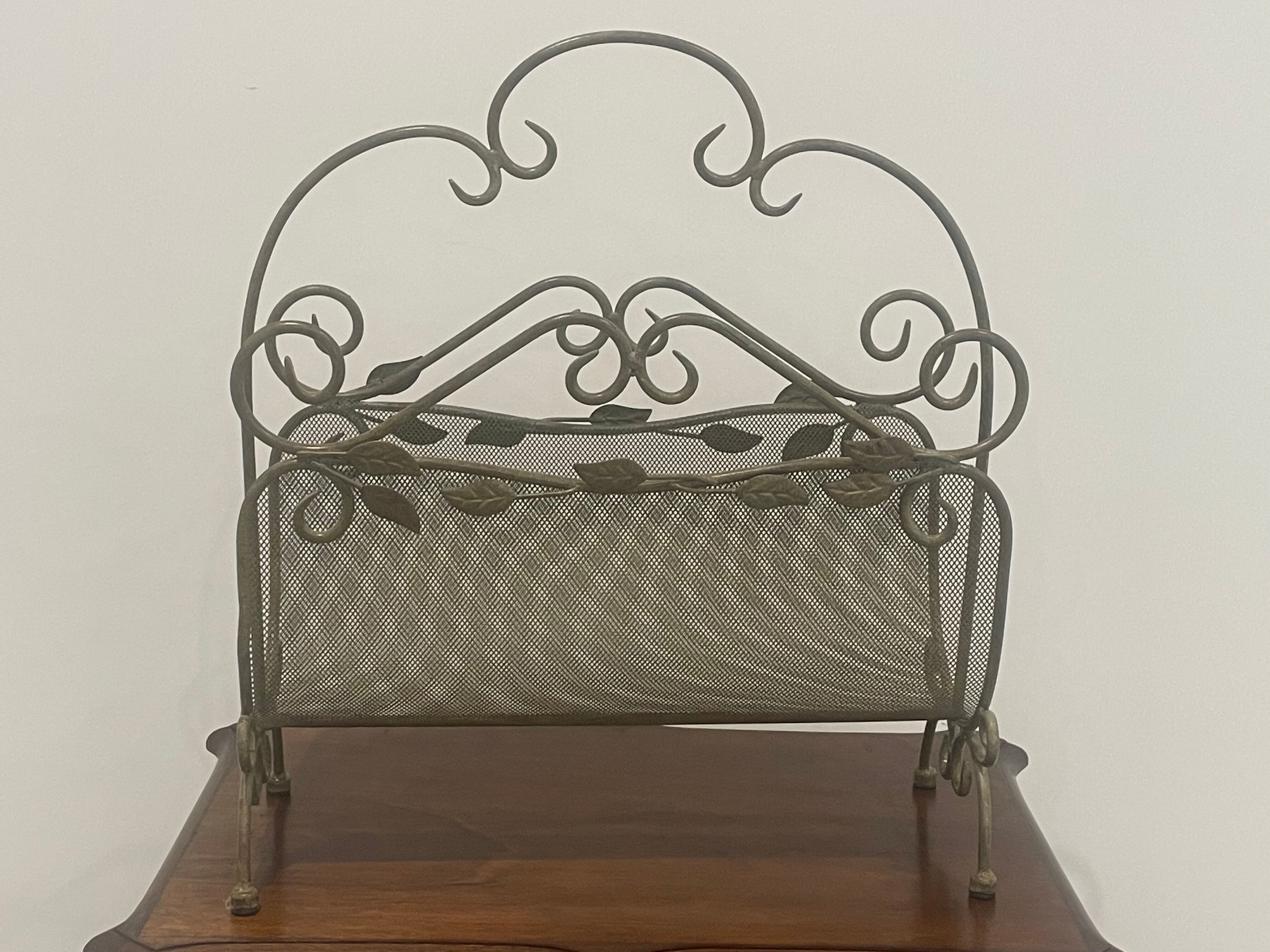 Vintage magazine holder