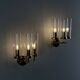 Hans-Agne Jakobsson Wall Lamps “Sonata” Model V 169/3 Markaryd, Sweden, 1960s