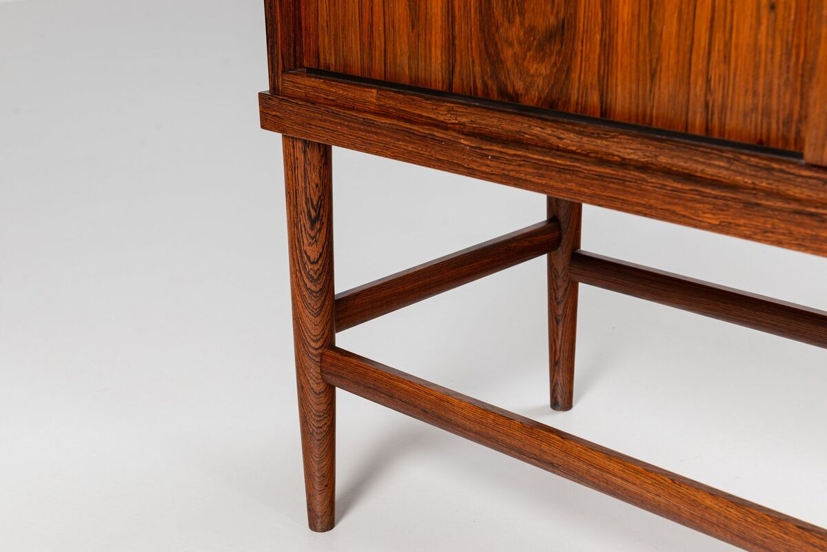 Unusual highboard or sideboard in rosewood Denmark 1967