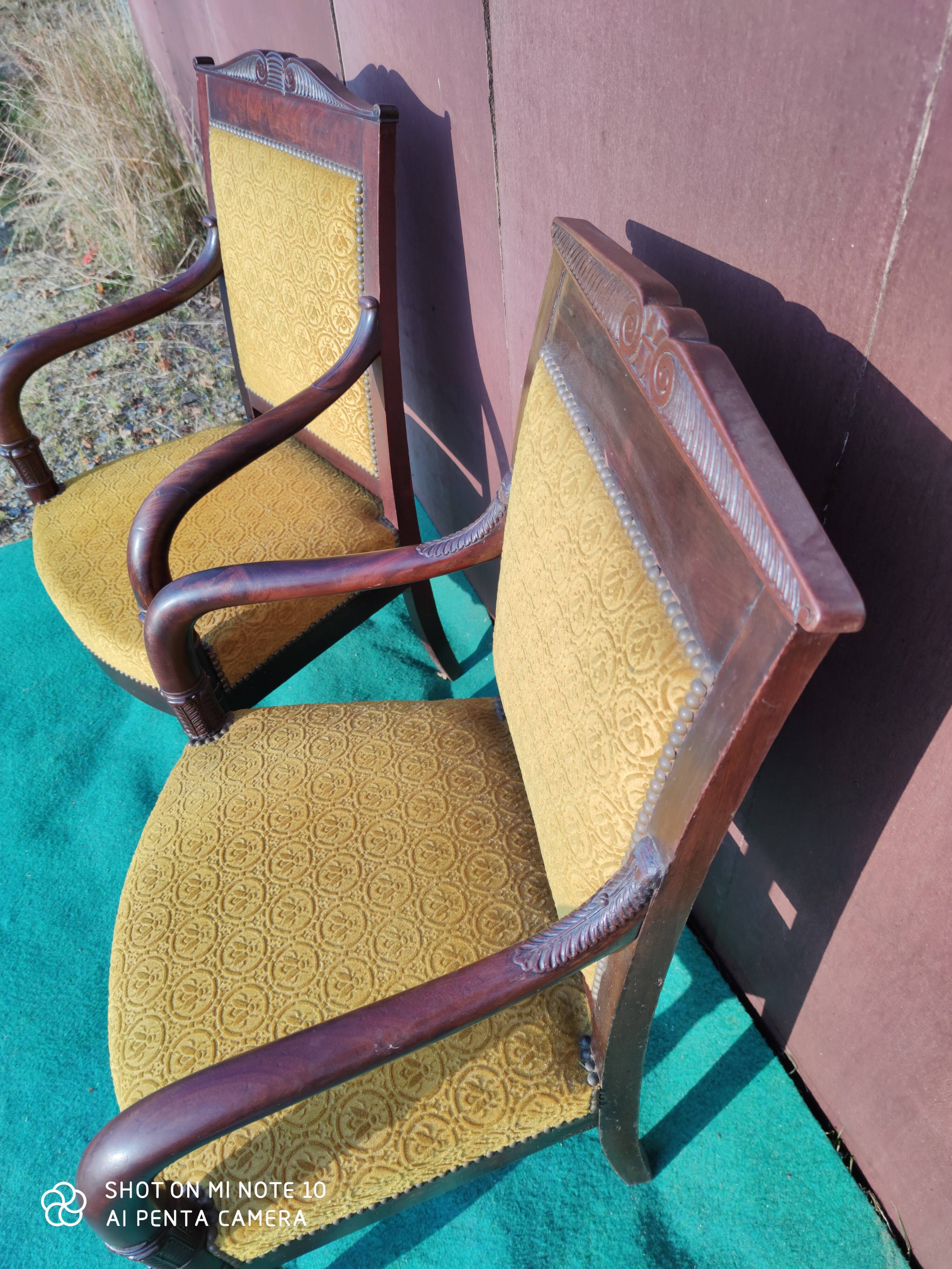 Empire armchairs