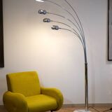 Lily of the valley floor lamp with 5 branches