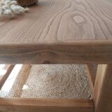 Roxanne raw wood coffee table