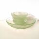 Art Deco dessert service in uraline, salad bowl and cup