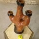 brutalist ceramic candlestick, 1970