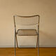 Lot 4 chaises pliantes vintage métallique