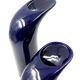 Space age set of 2 blue ceramic vase, Italy ca. 1970