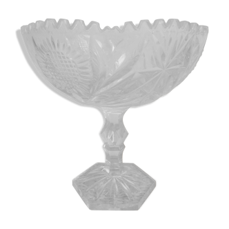 coupe pied cristal moulé