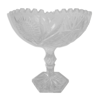 molded crystal foot cup