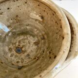 Six pyrite sandstone cups