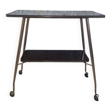 Brass and Formica dessert trolley from the 50s/60s.