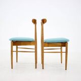 1960s Alan Fuchs 4 Rare Dining Chairs for ULUV, Czechoslovakia