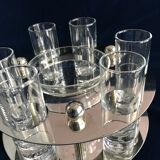 Vintage caviar and vodka service