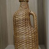 Large wicker bottle
