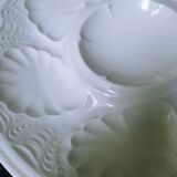 6 porcelain oyster plates by Tharaud