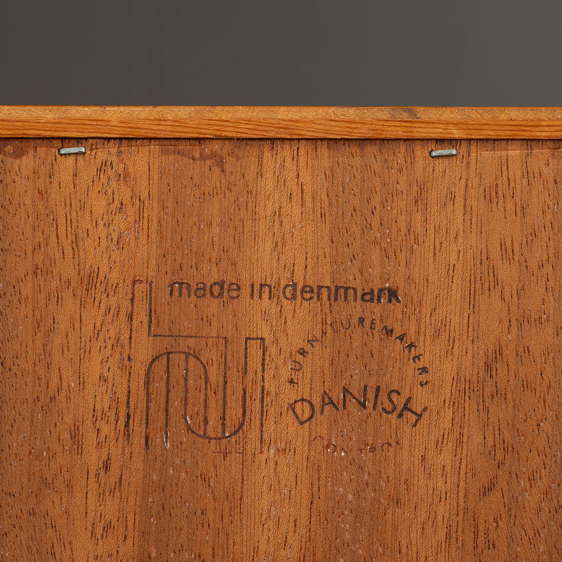 Danish Rosewood Bookcase with LP rack Hundevad & Co, 1960s