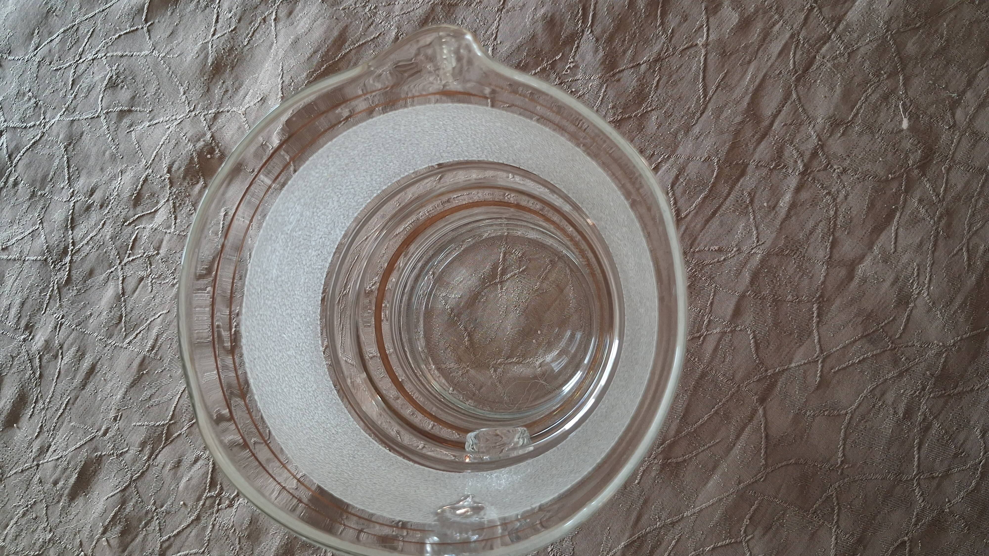 jug and glasses from the 1950s, frosted glasses